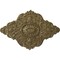 Ekena Millwork Ashford Ceiling Medallion, Hand-Painted Mississippi Mud Crackle, 42 3/4"W x 28 7/8"H x 1"P CM42X28ASMMC - alternate 1